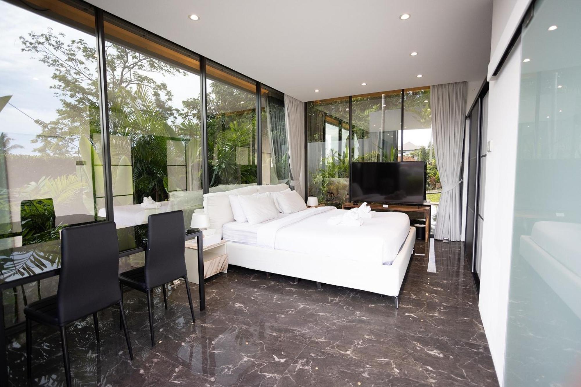 Villa Obsidian, With Staff, Sea View And Walk To Choeng Mon Beach Exterior foto